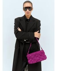 Bottega Veneta - Kalimero Cha-Cha Suede Shoulder Bag - Lyst