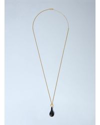 TOTEME - Medium Onyx Drop Necklace - Lyst