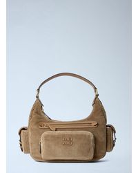 Miu Miu - Corduroy Pocket Shoulder Bag - Lyst