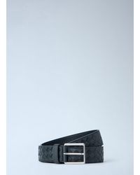 Bottega Veneta - Woven Taurillon Leather Belt - Lyst