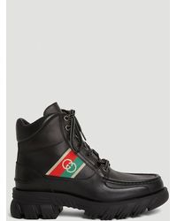 Gucci Lace-up Boots - Black