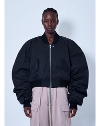 Rick Owens - Secchia Cropped Flight Bomber Jacket - Lyst
