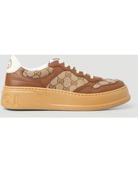 Gucci - GG Canvas & Leather Sneaker - Lyst