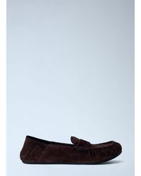 Acne Studios - Suede Saddle Loafers - Lyst