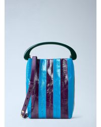 Dries Van Noten - Striped Handle Handbag - Lyst