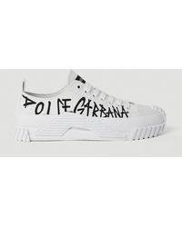 Dolce & Gabbana - Logo Print Ns1 Sneakers - Lyst
