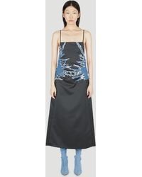 Y. Project - Y/Project Satin Whisker Dress - Lyst