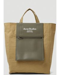 Acne Studios Pocket Tote Bag - Green
