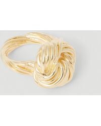 Bottega Veneta - Twisted Knot Ring - Lyst