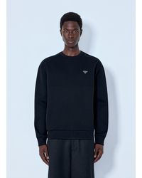 Prada - Technical Cotton Sweatshirt - Lyst