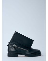 JW Anderson - Jw Anderson Leather Biker Boots - Lyst