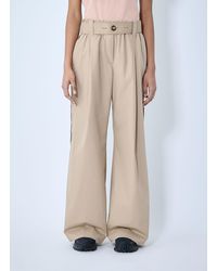 Moncler - Belted Gathered Pants - Lyst