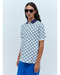 Louis Vuitton 2019 Dice Hawaiian Silk Shirt - Blue Casual Shirts