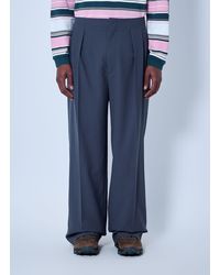 Lacoste - Runway Straight Fit Tailored Jacquard Pants - Lyst