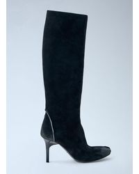 CAPASA MILANO - Suede Knee-high Boots - Lyst
