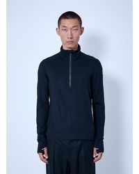 Moncler - Knit Half-Zip Polo Neck - Lyst