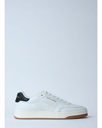 Saint Laurent - Sl61 Panelled Leather Sneakers - Lyst