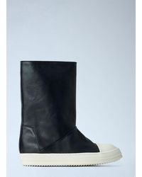 Rick Owens - High Leather Boots - Lyst