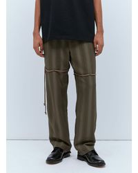 Song For The Mute - Straight Leg Lace Pants - Lyst
