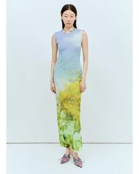 Acne Studios - Blurred Print Maxi Dress - Lyst