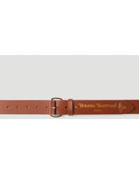 Vivienne Westwood Roller Buckle Belt - Brown