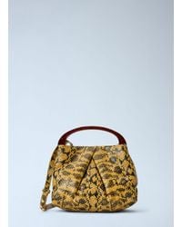 Dries Van Noten - Structured Leather Handbag - Lyst