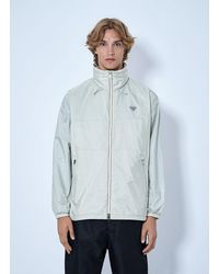 Prada - High-Neck Zip Jacket - Lyst
