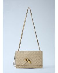 Bottega Veneta - Andiamo Pouch On Strap - Lyst