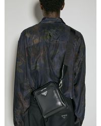 Prada - Leather Shoulder Bag With Pouch - Lyst