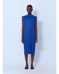 Pleats Please Issey Miyake - July Pleated Midi Dress - Lyst