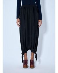 Chloé - Chloé Fluid Pleated Pants - Lyst