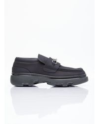 Burberry - Nubuck Creeper Clamp Loafers - Lyst