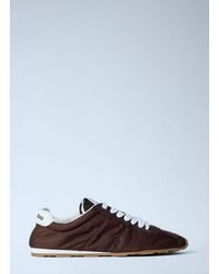 Miu Miu - Logo Patch Sneakers - Lyst