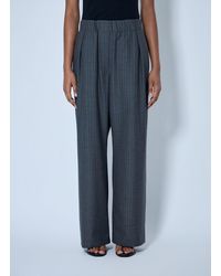 Jil Sander - Pinstripe Wide-Leg Trousers - Lyst