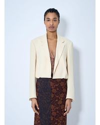 Dries Van Noten - Crop Single-Breasted Blazer - Lyst