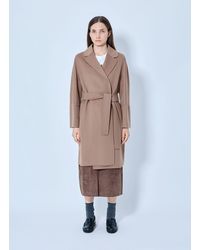 Max Mara - Belted Wool-blend Coat - Lyst