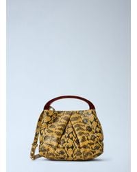 Dries Van Noten - Structured Leather Handbag - Lyst