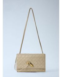 Bottega Veneta - Andiamo Pouch On Strap - Lyst