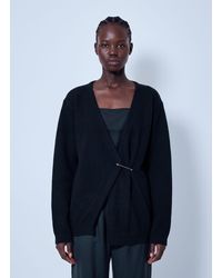 Rohe - Off-Shoulder Wrap Cardigan - Lyst