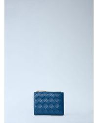 Bottega Veneta - Intrecciato Small Bi-Fold Wallet - Lyst