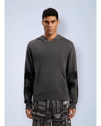 Palm Angels - Back Palms Knit Hooded Sweatshirt - Lyst