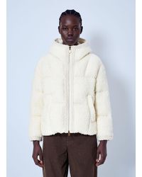 Moncler - Cristallin Hooded Wool Blend Short Down Jacket - Lyst