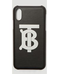 Burberry Logo Iphone X/xs Cover - Black