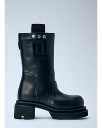 Rick Owens - Pull On Bogun Leather Boots - Lyst