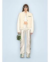 Off-White c/o Virgil Abloh - Off Rose Valley Varsity Jacket - Lyst