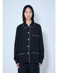 TOTEME - Piped Pj Top - Lyst