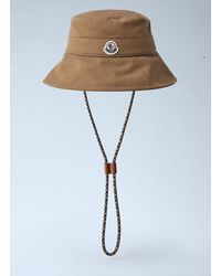Moncler - Logo Patch Bucket Hat - Lyst