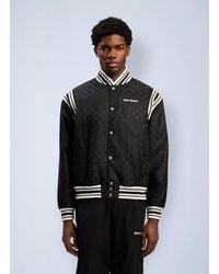 Palm Angels - Monogram Jacquard Bomber Jacket - Lyst
