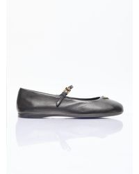 Prada - Leather Ballet Flats - Lyst
