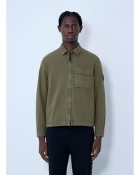 Stone Island - Logo Patch Overshirt - Lyst